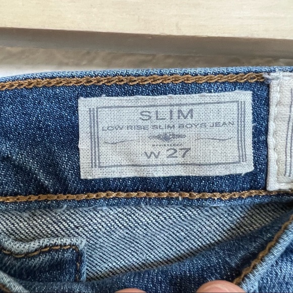 All Saints- Women’s Low Rise Slim Boys Jeans Size 27 - Picture 7 of 7